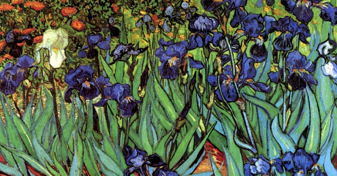 Intelliblog ART SUNDAY VAN GOGH'S IRISES