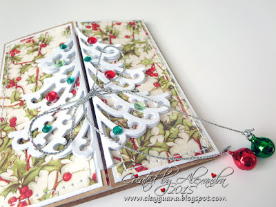 La-La Land Crafts Inspiration and Tutorial Blog: Tutorial Thursday - A Christmas Card