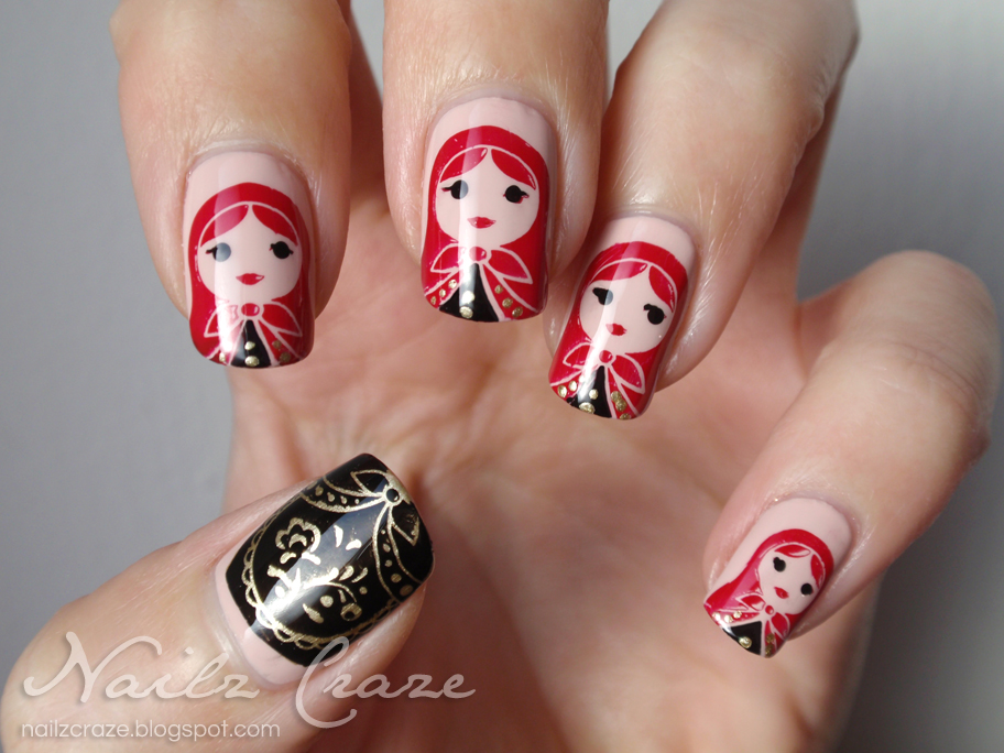 Matryoshka Dolls Nails Nailz Craze