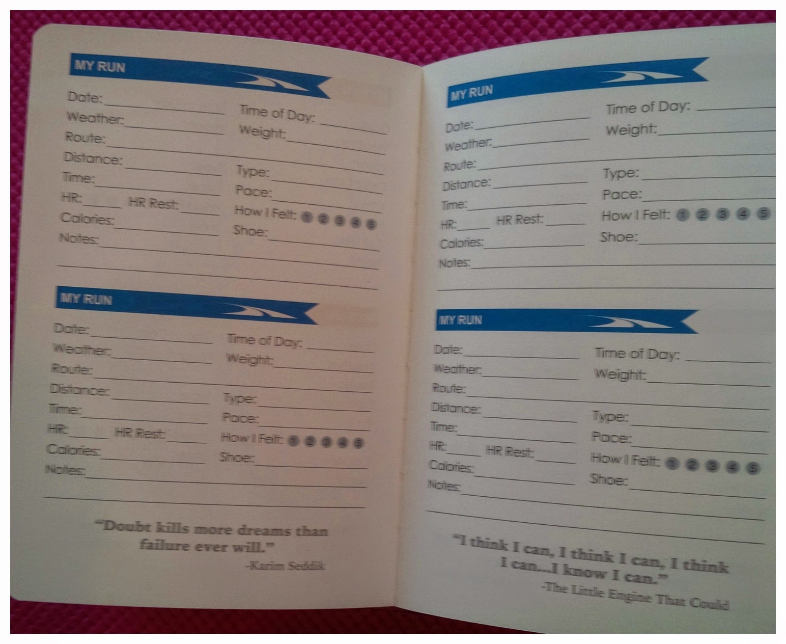 running journals