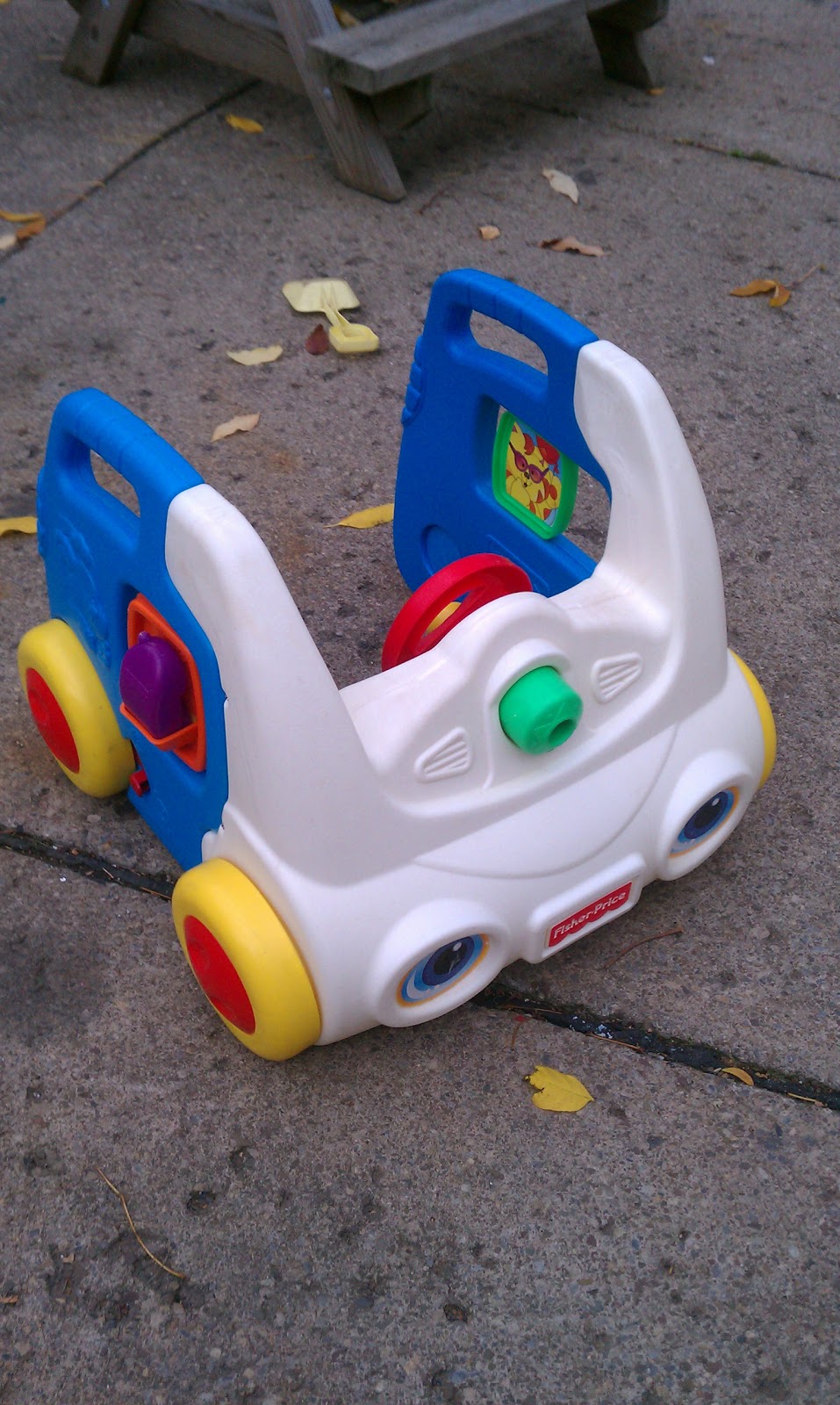 fisher price ride on car walker
