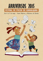 Arriversos, Festival de Poesía, Poesía, Perfopoesía, Susana Rosique, Guadalajara, Ilustración, Cartel, Letras, Enrique Gracia, María Jesús Varona, Ensemble Santa Teresa, Santa Teresa de Jesús, Pedro García Chain, coro, orquesta, perfopoesía, poesía escénica, Teatro Moderno, Biblioteca de Dávalos