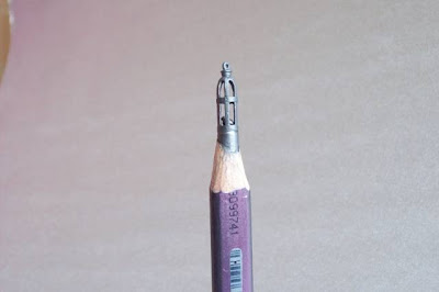 Incredible Sculptures Carved from a Single Pencil Hungarian artist and deviantART user cerkahegyzo carves intricate miniature sculptures from a single lead pencil. The artist says it’s a hobby and form of relaxation for him and that he carves them in his free time. During the day he works as a professional tool-maker in Hungary.