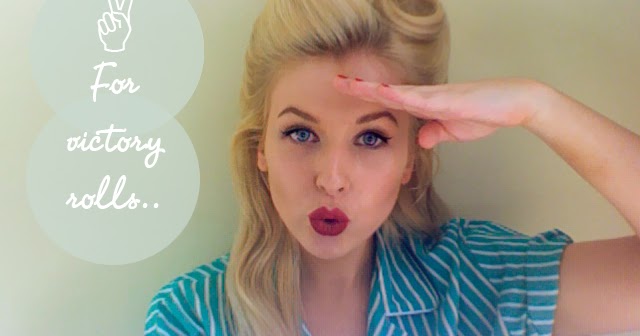 Victory Roll tutorial | Grace & Braver