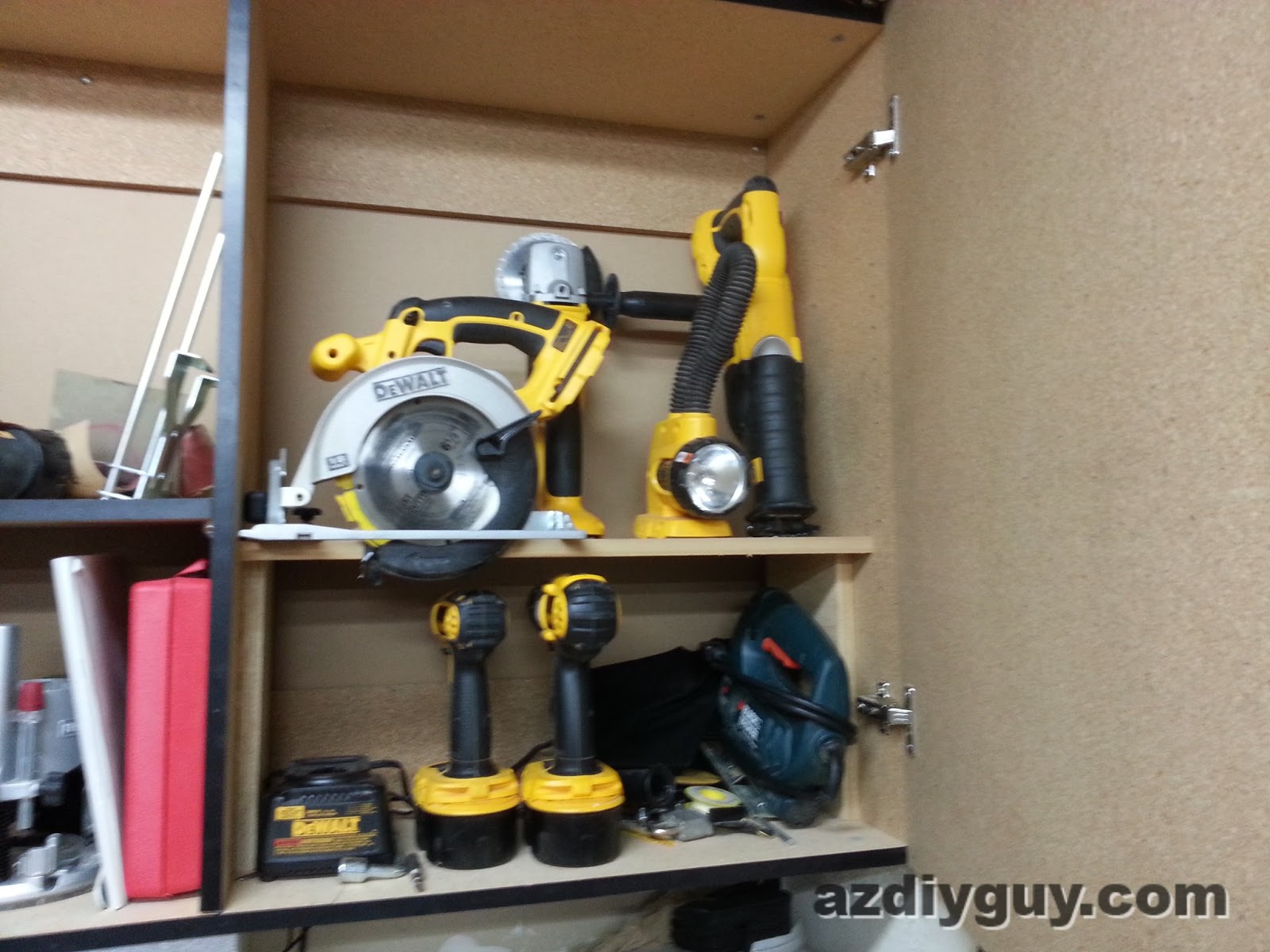 AZ DIY Guy's Projects: Power Tool Storage