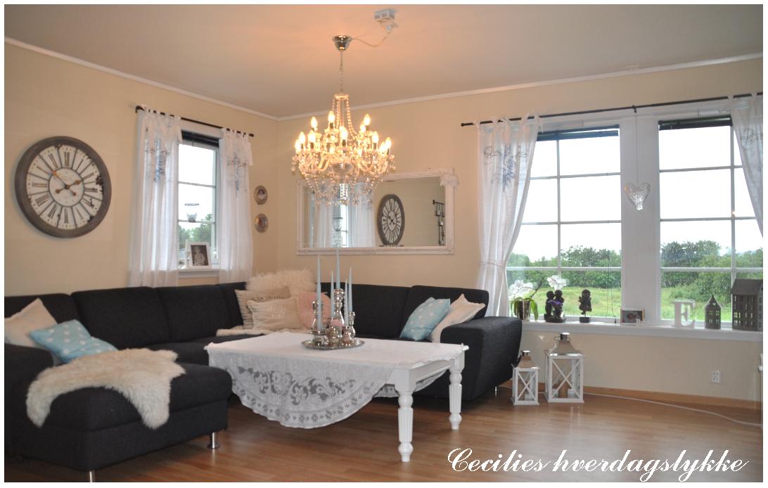 Cecilie's hverdagslykke: nye gardiner