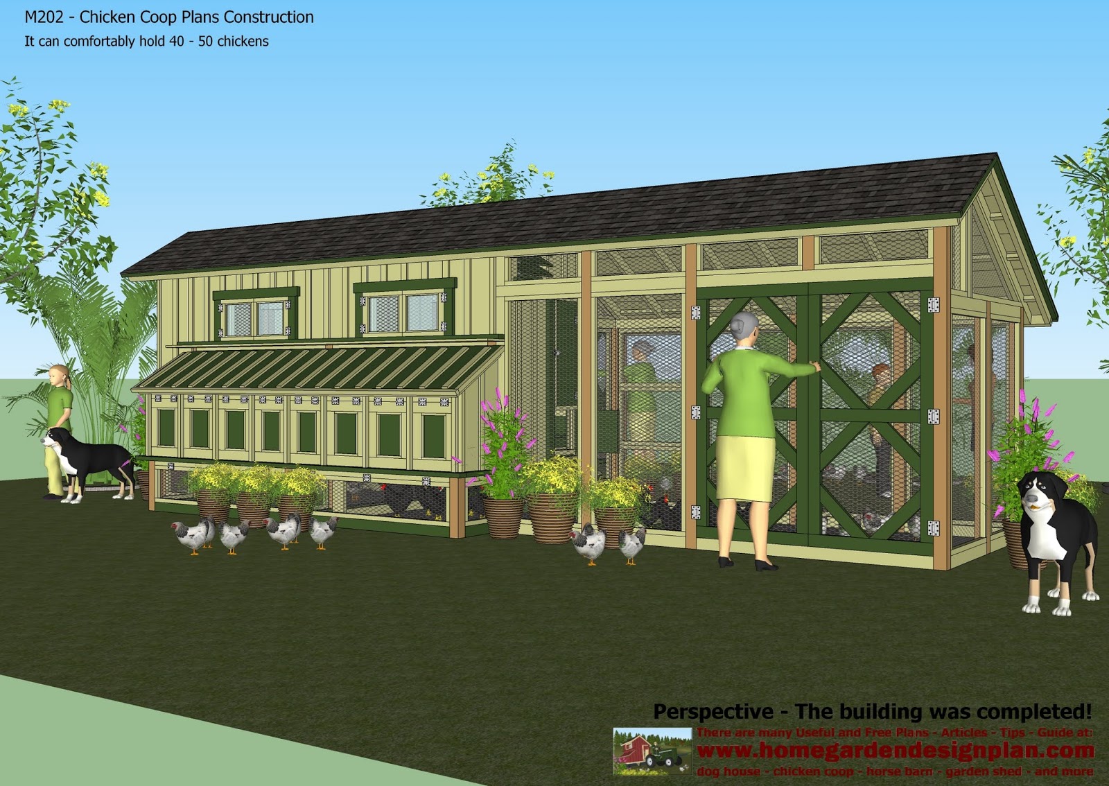 Big Chicken Coops Designs