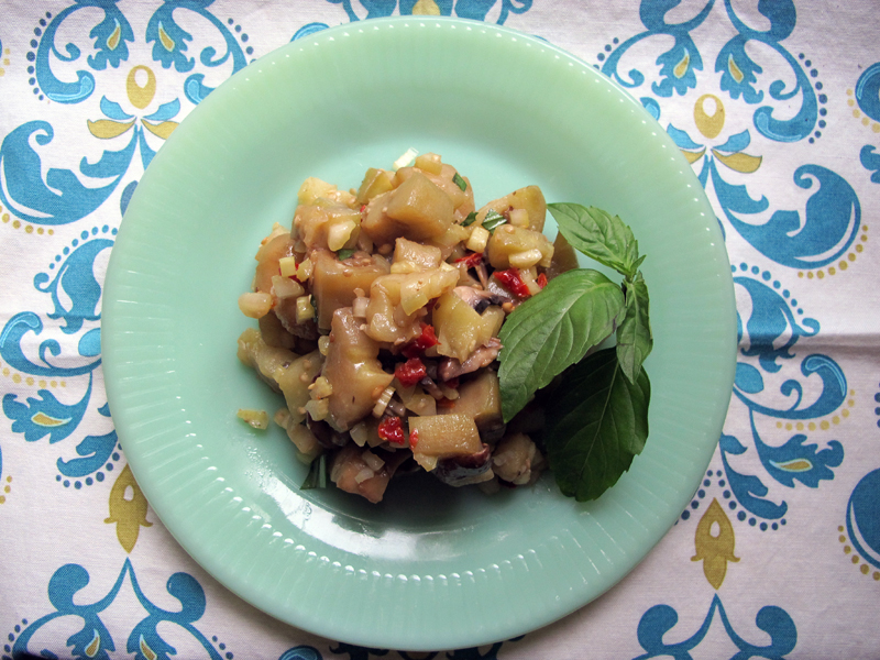 meadows cooks healthy recipes eggplant salad with smitten kitchen's