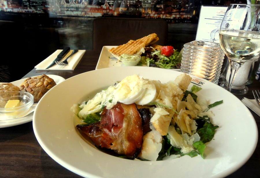 TRAVEL AND LIFESTYLE DIARIES In Amsterdam Ceasar Salad at Caffe PC