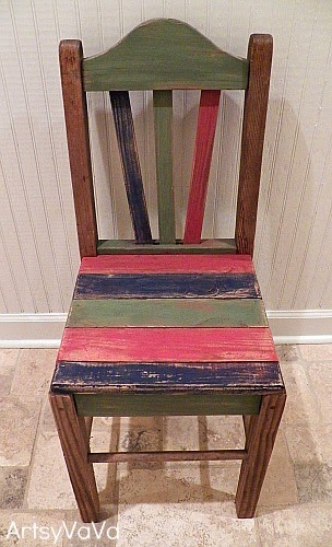 Artsy VaVa: Tri Color Chair
