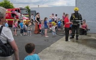 Scariff Public Library visit to fire station