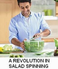 A revolution in salad spinning
