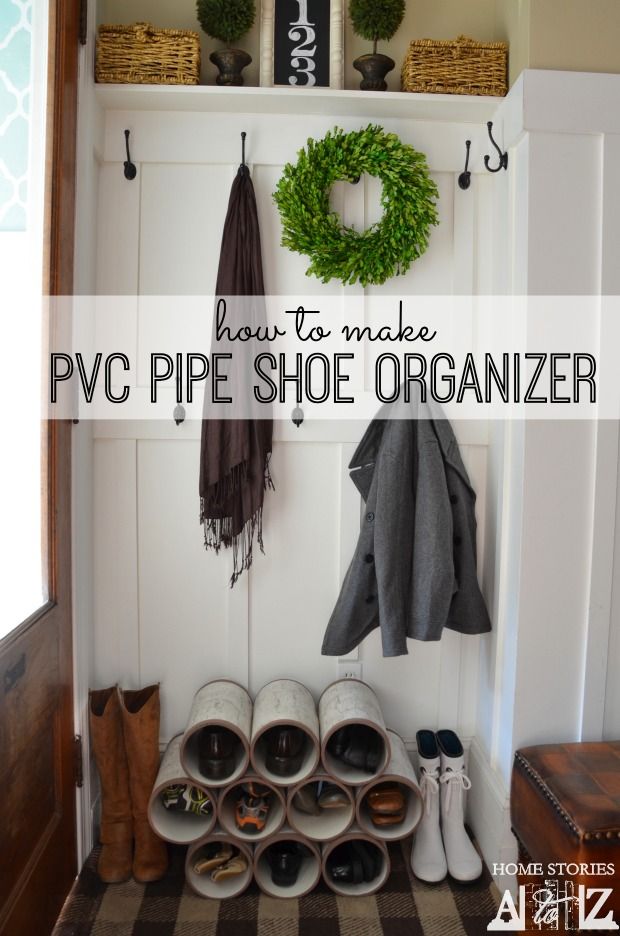 20 Ways to Get Organized with PVC Pipe Organizing Made Fun 20 Ways