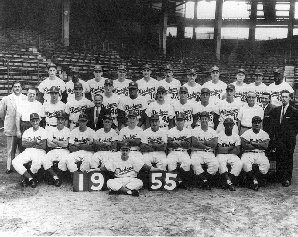 RARE 1955 BROOKLYN DODGERS WORLD CHAMPIONS TEAMSIGNED BALL W/ ROBINSON JSA LOA eBay