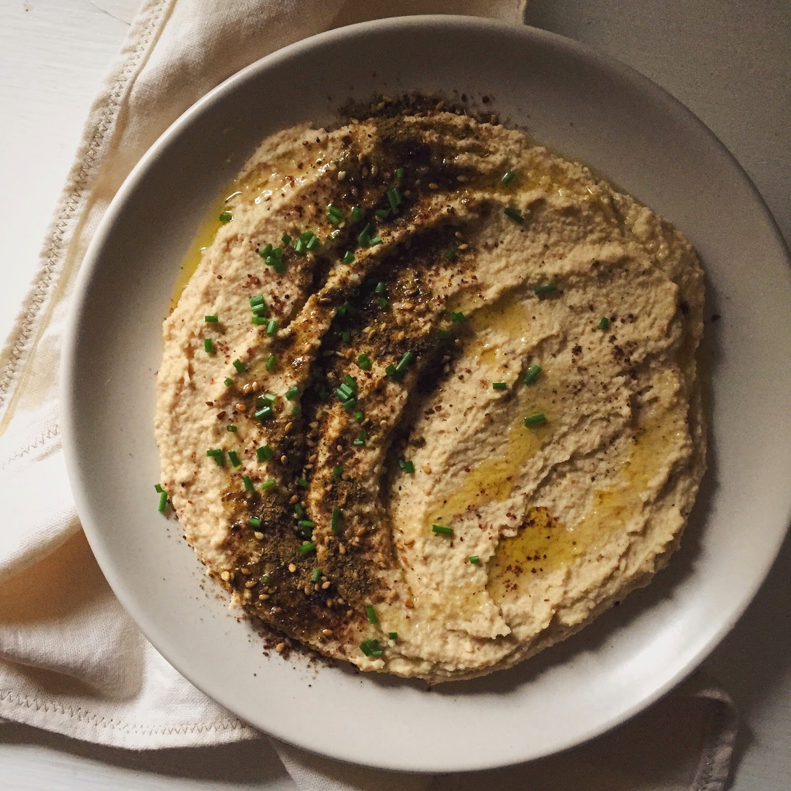 amour fou(d) hummus with white miso.
