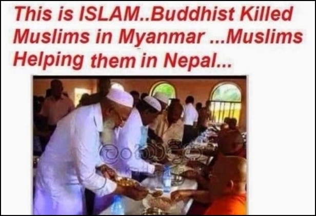 Etnik Rohingya Dibunuh, Tapi Bantu Penganut Buddha Di Nepal Rohingya dibunuh