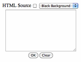 The Rainbow Text script interface