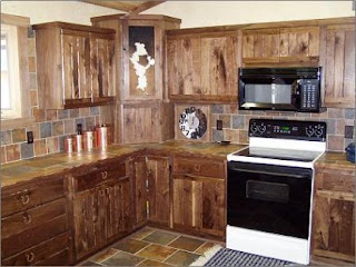 rustic black kitchen cabinets