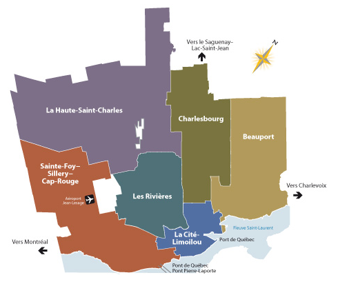 Chemins Arrondissements de la Ville de Québec