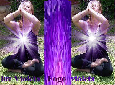 Luz Violeta- fogo Violeta