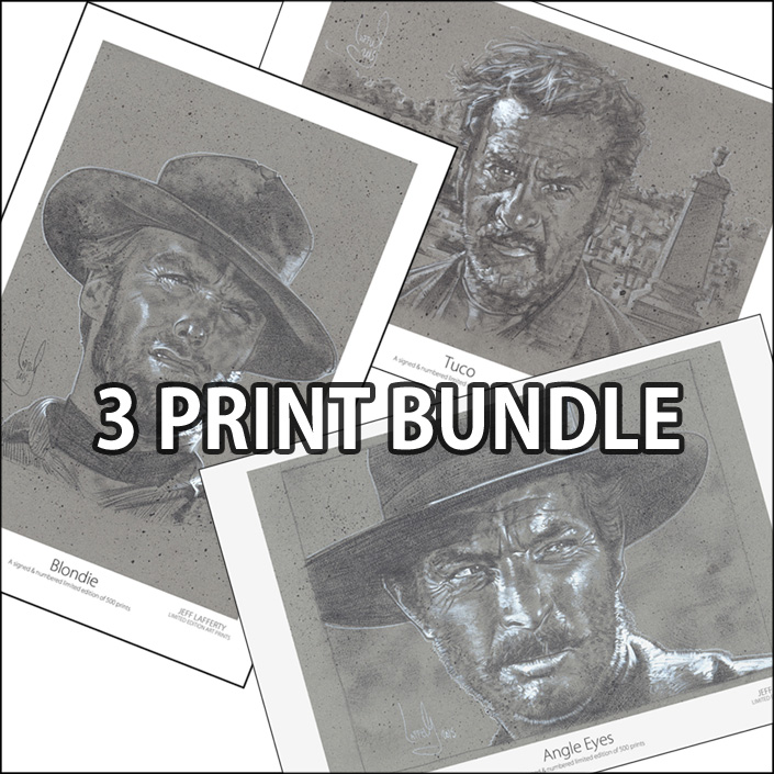 The Good, The Bad And The Ugly Print Set © JEFF LAFFERTY 2015 The Good, The Bad And The Ugly Print Set © JEFF LAFFERTY 2015