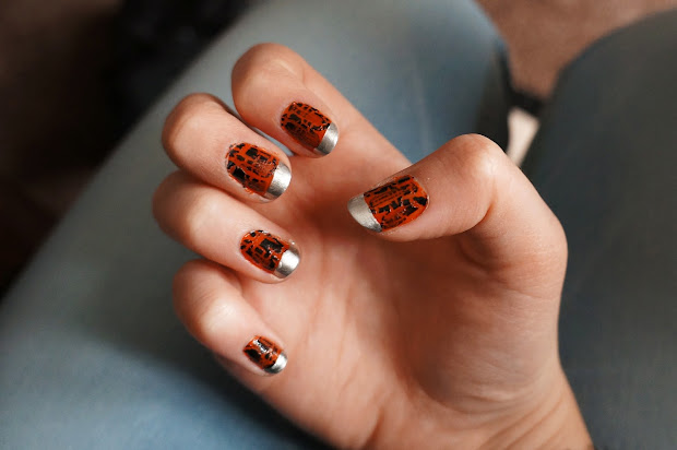 lolly's nail paints orange chrome