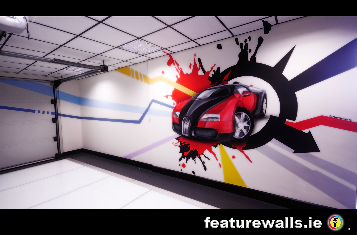 Mural Painting Professionals Featurewalls Ie Car Show Room Street