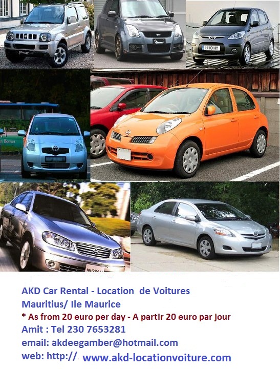 Car Rental Mauritius Location voiture Ile maurice