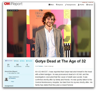 Reportaje CNN sobre la muerte de Gotye