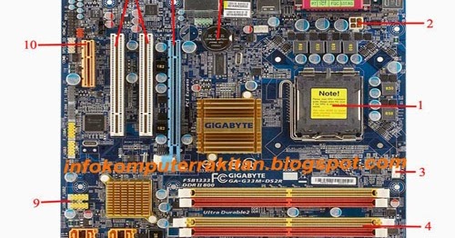 Hasil gambar untuk gambar motherboard