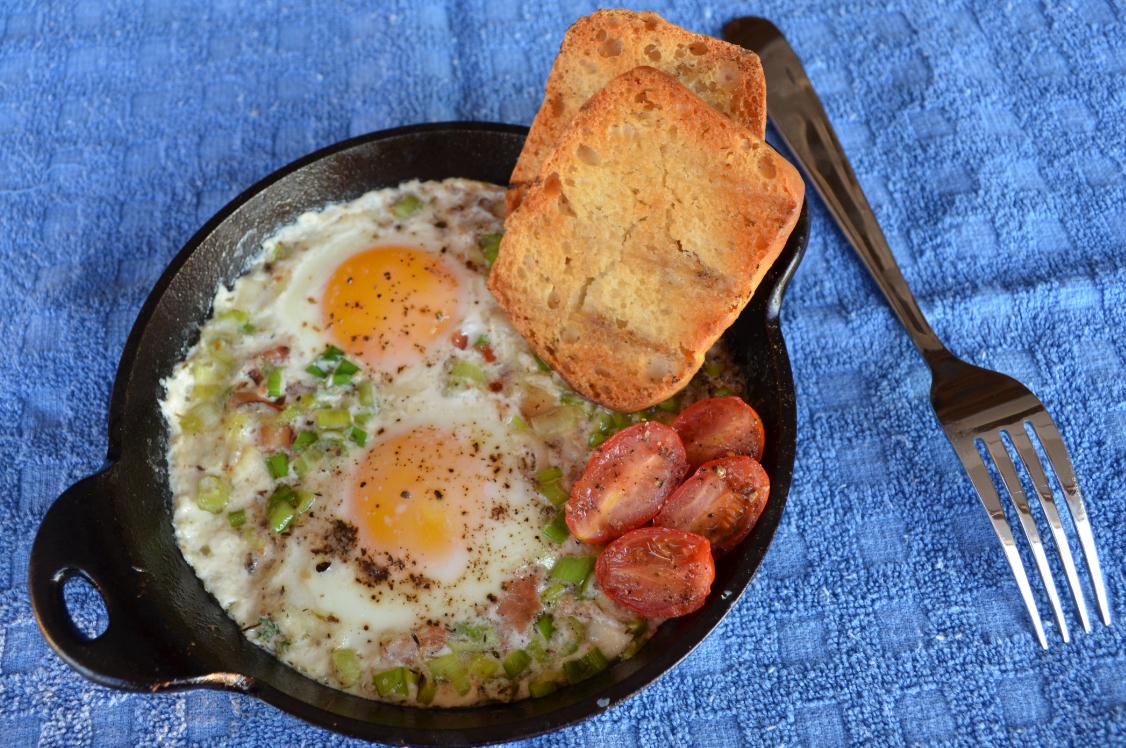 Obsessive Compulsive Barbecue Creamy Grilled Eggs