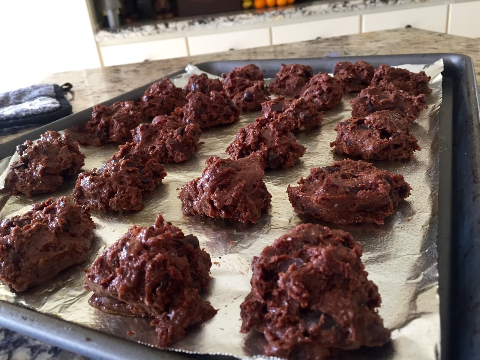 FitBakes Double Chocolate Chip Date Cookies