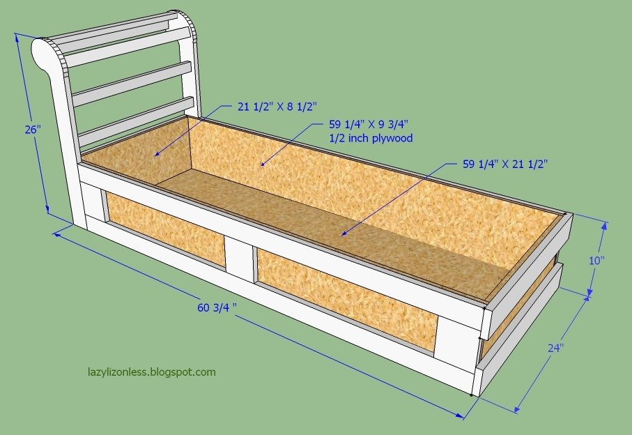 Lazy Liz on Less Storage chaise lounge