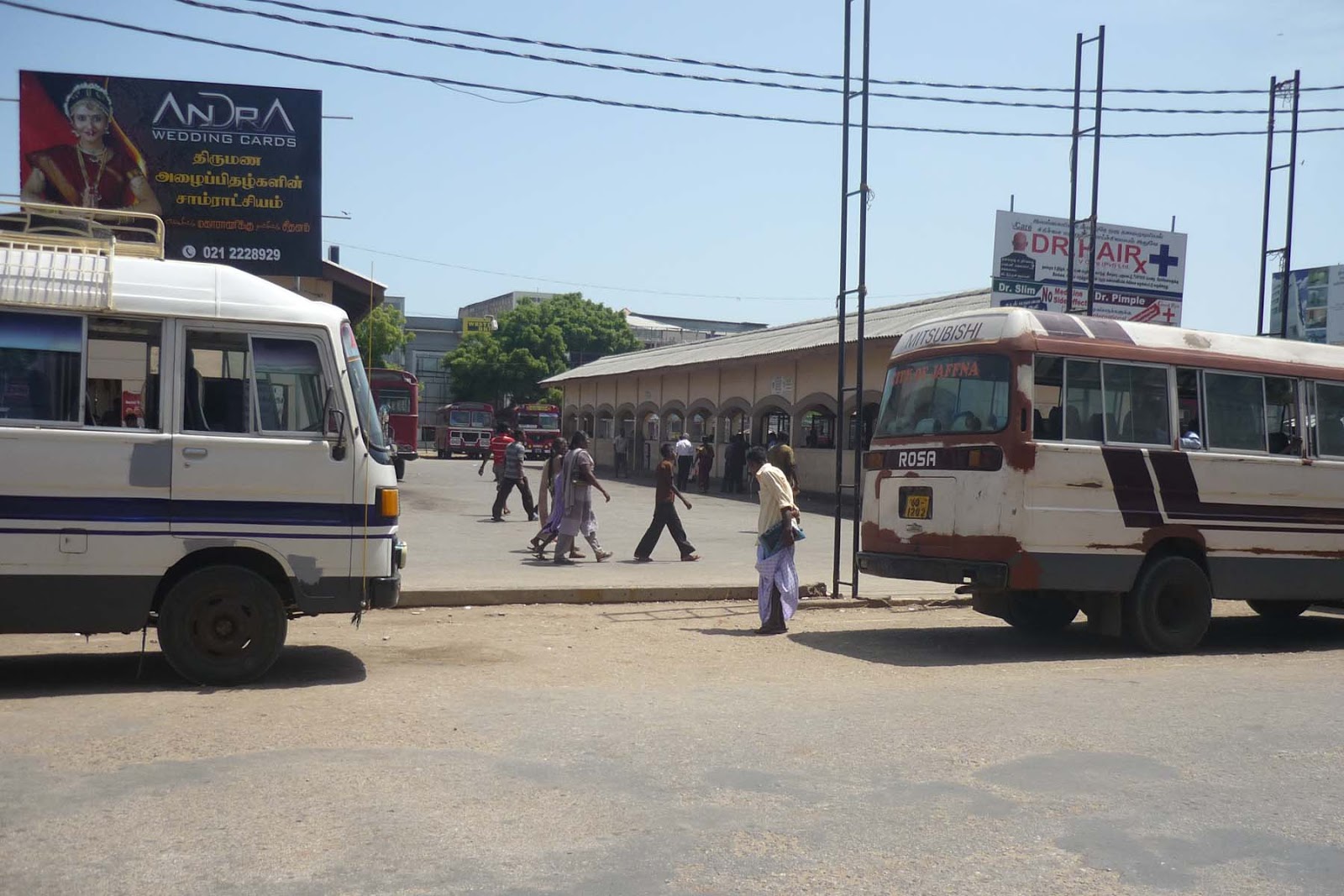 Camera Works. Jaffna Bus Stand in 2012