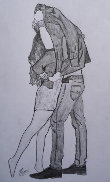 Pencil Sketches & Painting : Romantic sketches