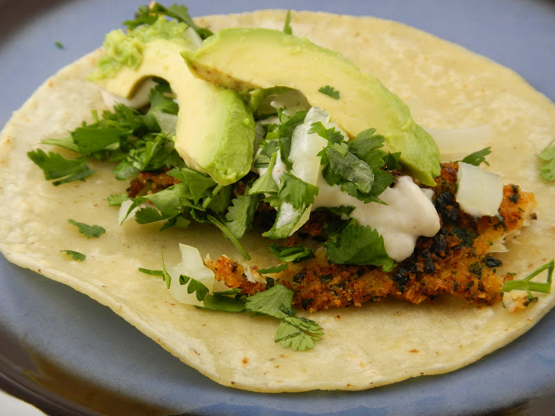 Liz's Livelihood Cilantro Breaded Tilapia Fish Tacos