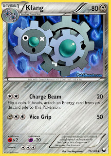 Klang Dark Explorers Pokemon Card