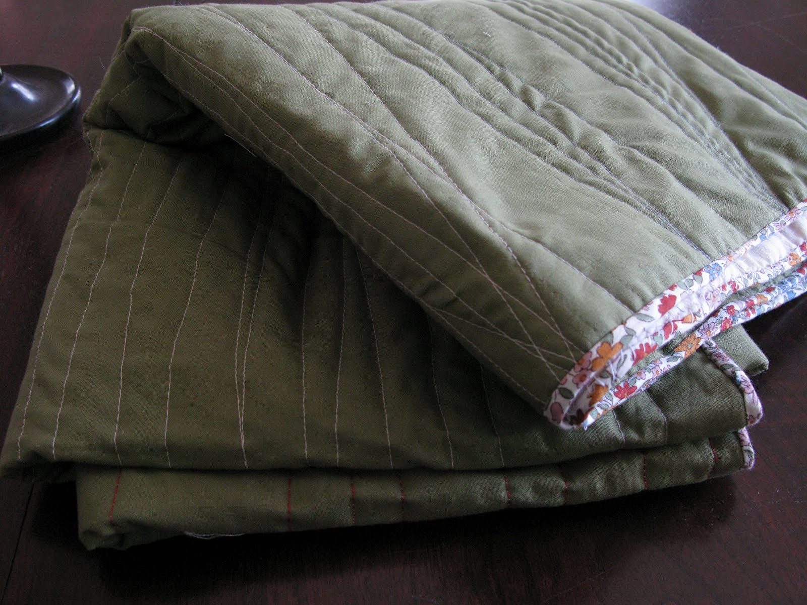 Sew Nancy whole cloth quilt