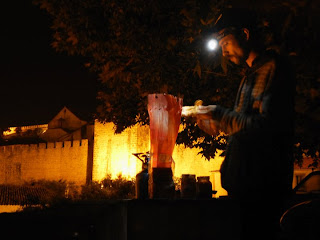 obidos, night, sandwich