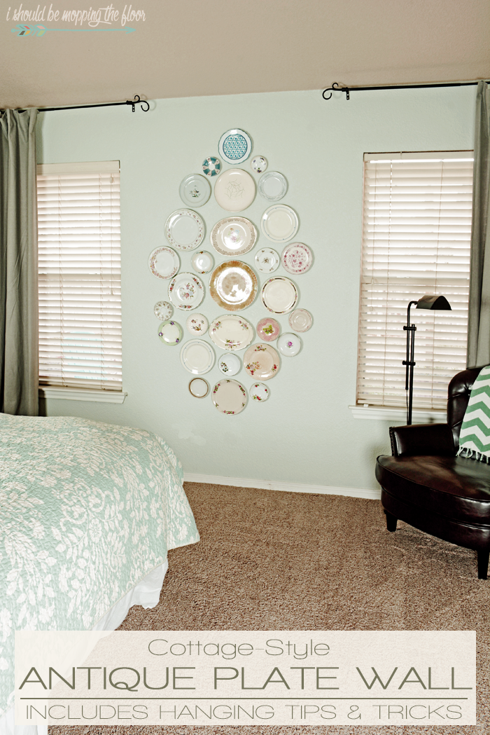 i should be mopping the floor Antique Plate Wall