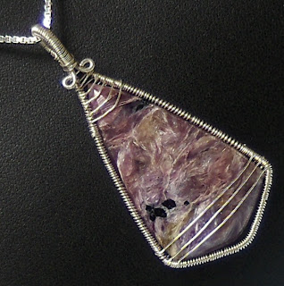 Siberian Charoite Pendant