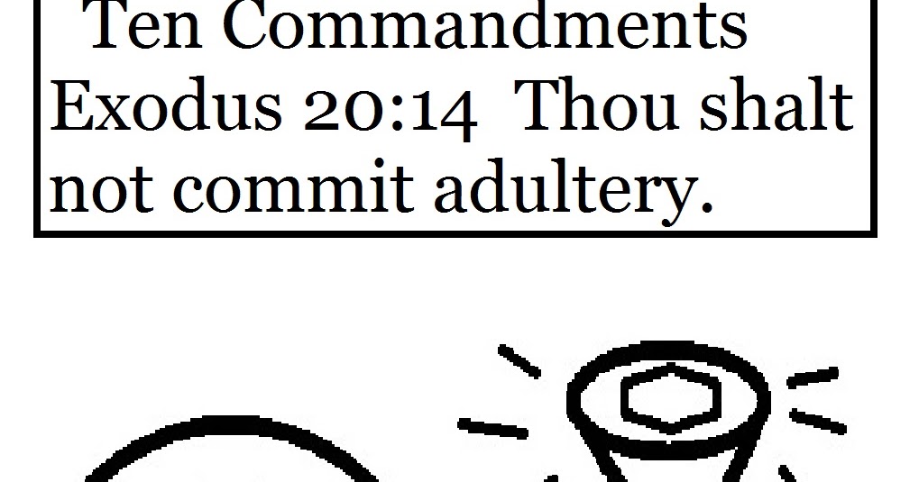 commit shalt adultery thou coloring