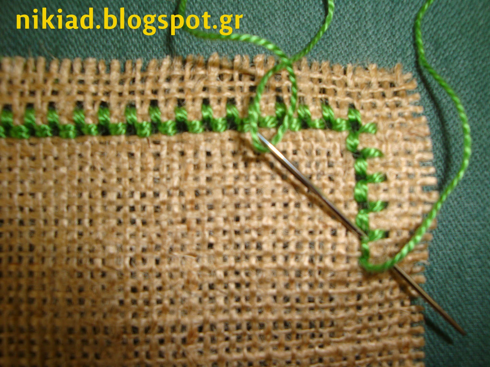 Χειροτεχνήματα Πώς να μην ξεφτίζει η λινάτσα ή το λινό / How to keep