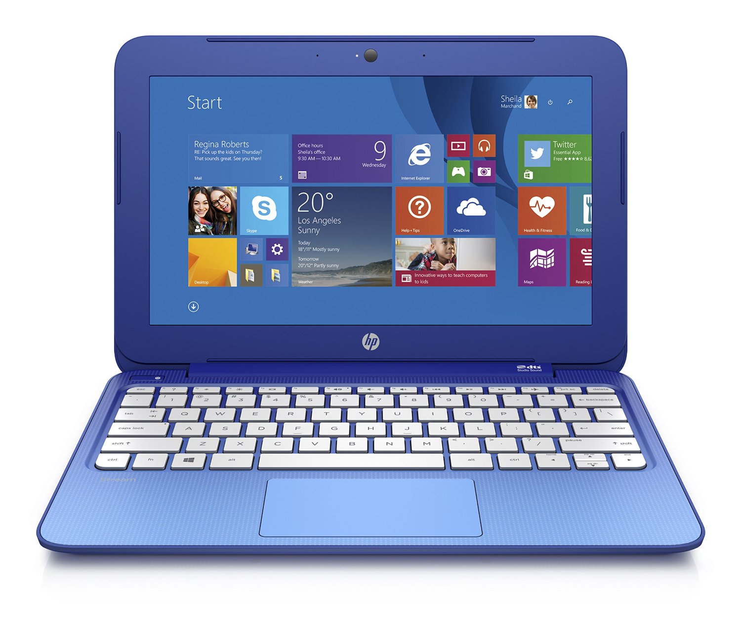 HP Stream 11.6 Inch Laptop Horizon Blue Laptop and Accessories info