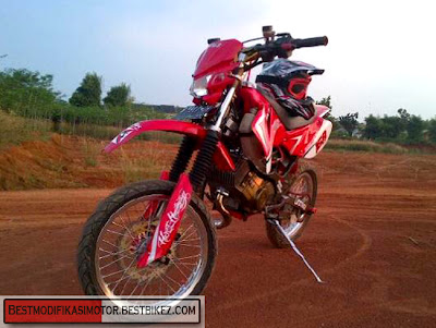 Motor Plus Modifikasi Suzuki Satria 2 Tak Trail Gambar Modifikasi