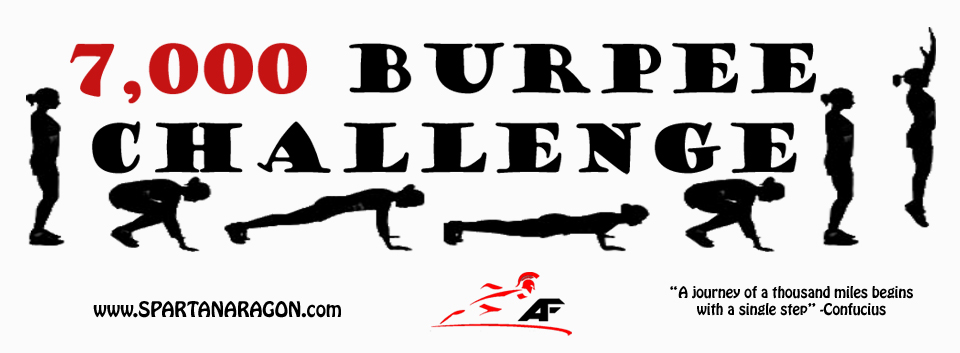 Spartan Aragon 7,000 Burpee Challenge