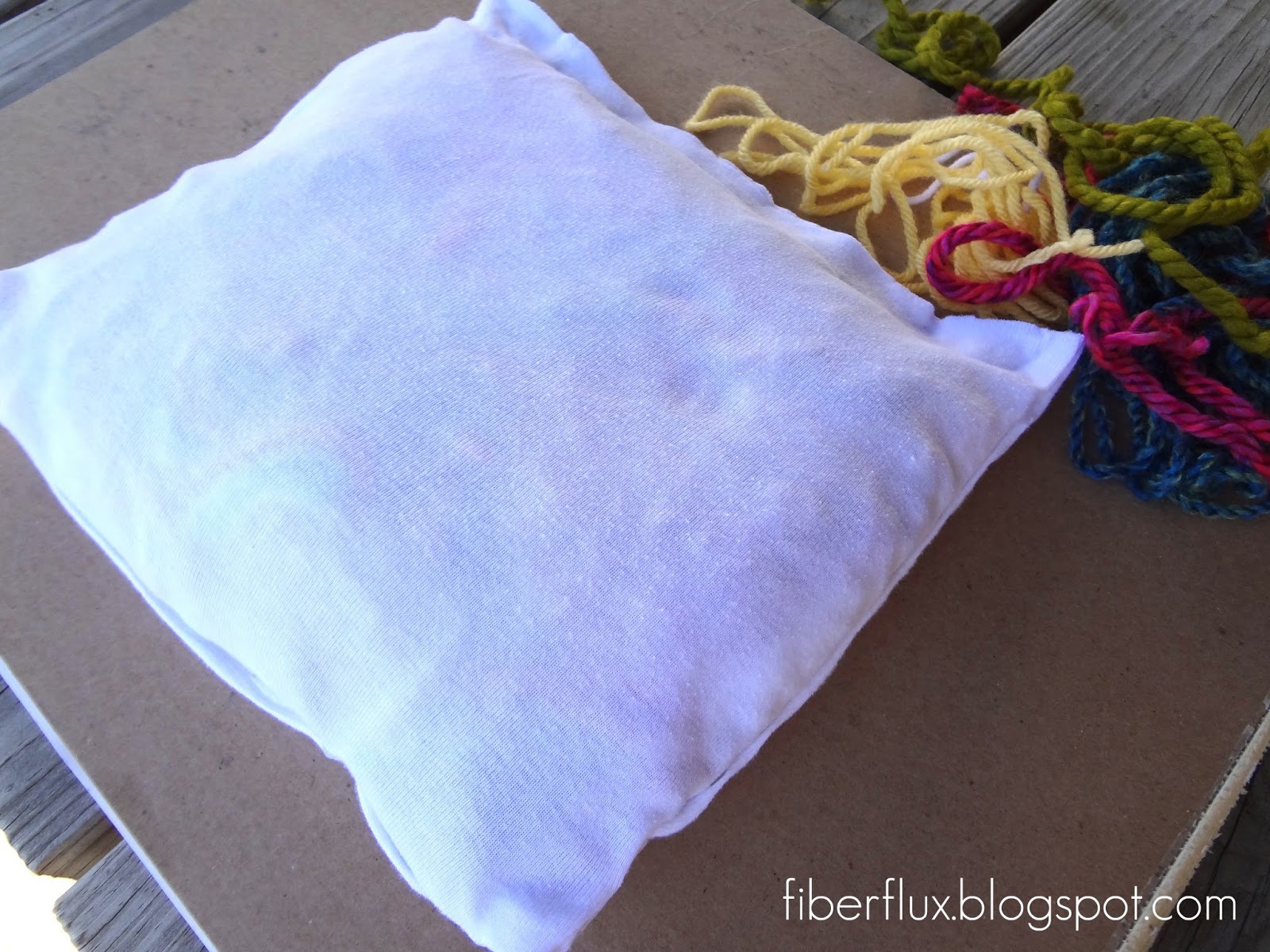 Fiber Flux How To Make A NoSew (Upcycled) Pillow Form