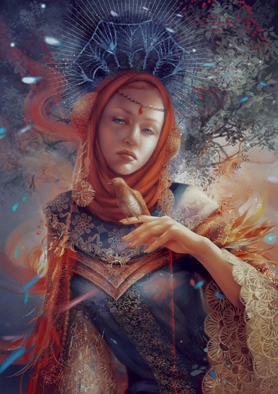 As incríveis ilustrações e foto-manipulações de fantasia de Vasylina Holodilina Vasylina Holodilina deviantart ilustrações foto-manipulações fantasia mitologia eslava