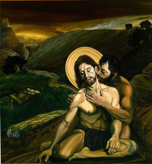 FOTO MODEL GRATISAN PALING TERKENAL SEJAGAD RAYA Jesus+and+john+kiss