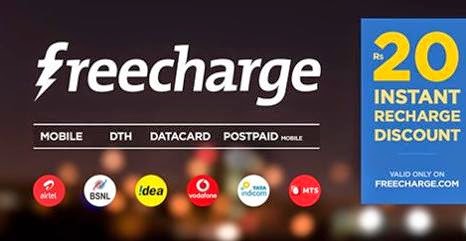 Freecharge coupons for mobile recharge november 2018